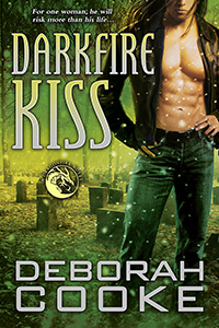 Darkfire Kiss, #7 of the Dragonfire Novels, a series of paranormal romances by Deborah Cooke